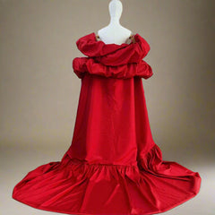 Haute Couture Ruffle Cape Jacket
