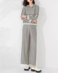 Luxury Pleated Hoodie Set