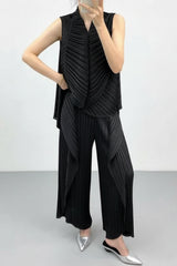 Luxury Plisse Pants Set