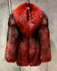 Luxury Plush Fox Fur Coat