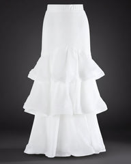 Luxury High-Waisted Ruffle Skirt