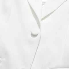 Open-Back Crystal Blazer