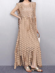 Elegant Petal Skirt & Top Set