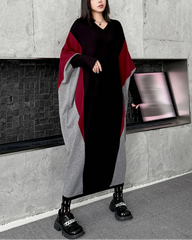 Avant-Garde Cocoon Knit Dress