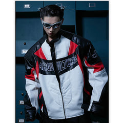 Men's Urban Faux Leather Biker Jacket