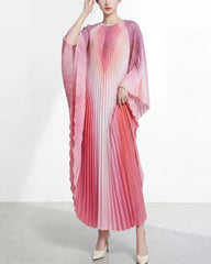 Luxury Pleated Kaftan Gown