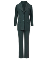 Luxury Micro-Pleated Pants Set