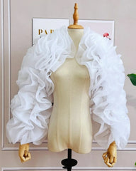 Luxury Ruffle Sleeve Bolero
