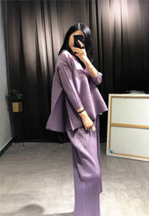 Elegant Truly Pleated Co-ord Set