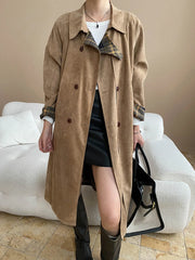 Luxe Faux Suede Reversible Coat