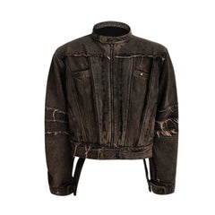 Men's Full Set - Distressed Denim Jacket & Jeans