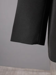 Velvet Sequin Boyfriend Blazer