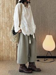 Luxury Japanese-Style Blouse