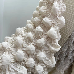 Luxury Bubble Sleeve Pleated Coat