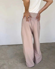 Men's Vest & Wide-Leg Pantsuit Set