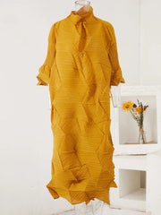 Luxury Pleated Folded Dress