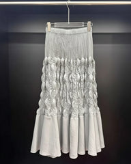 Signature Bubble Pleats Skirt