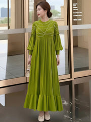 Luxury Formal Plisse Dress