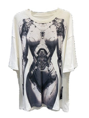 Women's New Stylish Robot Oversized T-Shirt