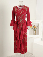 Luxury Pleats Formal Dress