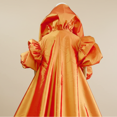 Ruched Custom-Made Opera Cape