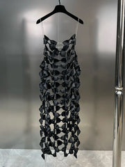 HEYFANCYSTYLE Luxe Bow Affair Minimalist Dress