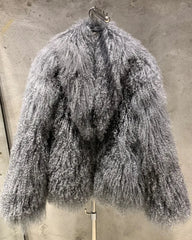 Curly Shearling Lamb Coat