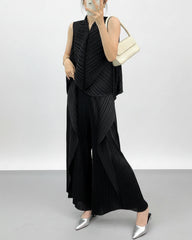 Luxury Plisse Pants Set