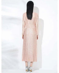 Luxury Pleated Cocktail Dress