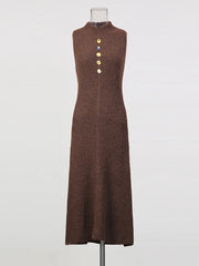 Luxe Wool-Blend Knit Dress Set