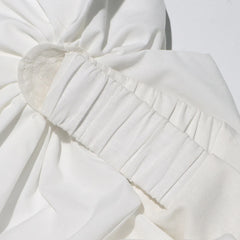 Luxury Off-Shoulder 3D Bloom Dress