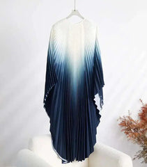 Elegant Kaftan Pleated Resort Dress