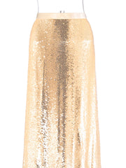 Elegant Formal Sequin Skirt