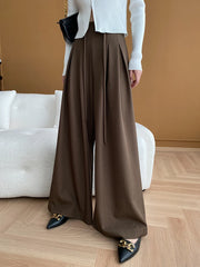 Luxe Wide-Leg High Waist Trousers