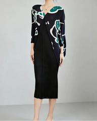 Luxury Sculptural Kaftan Dress