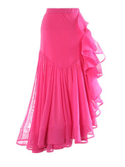 Luxury Asymmetrical Ruffle Skirt
