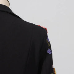 Elegant Bloom Embellished Blazer