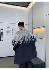Men's Elite Feather Sequin Blazer