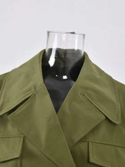 Elegant Tulle Duster Trench Coat