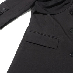Luxury Collarless Longline Blazer