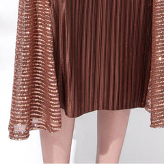 Luxury Plisse 3D Floral Dress