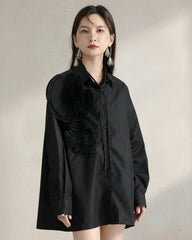 Luxury 3D Flower Blouse