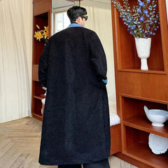 Men's Classic Luxury Full-Length Woolen Coat