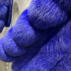 Luxury Genuine Fox Fur Coat