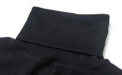 HEYFANCYSTYLE Classic Turtleneck Oversized Knit Sweater