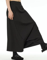 Avant-Garde Drop-Crotch Trousers