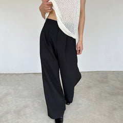 Men's Vest & Wide-Leg Pantsuit Set