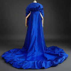 Sculptural Taffeta Opera Cape