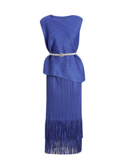 Truly Pleated Tank Top & Skirt