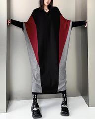 Avant-Garde Cocoon Knit Dress